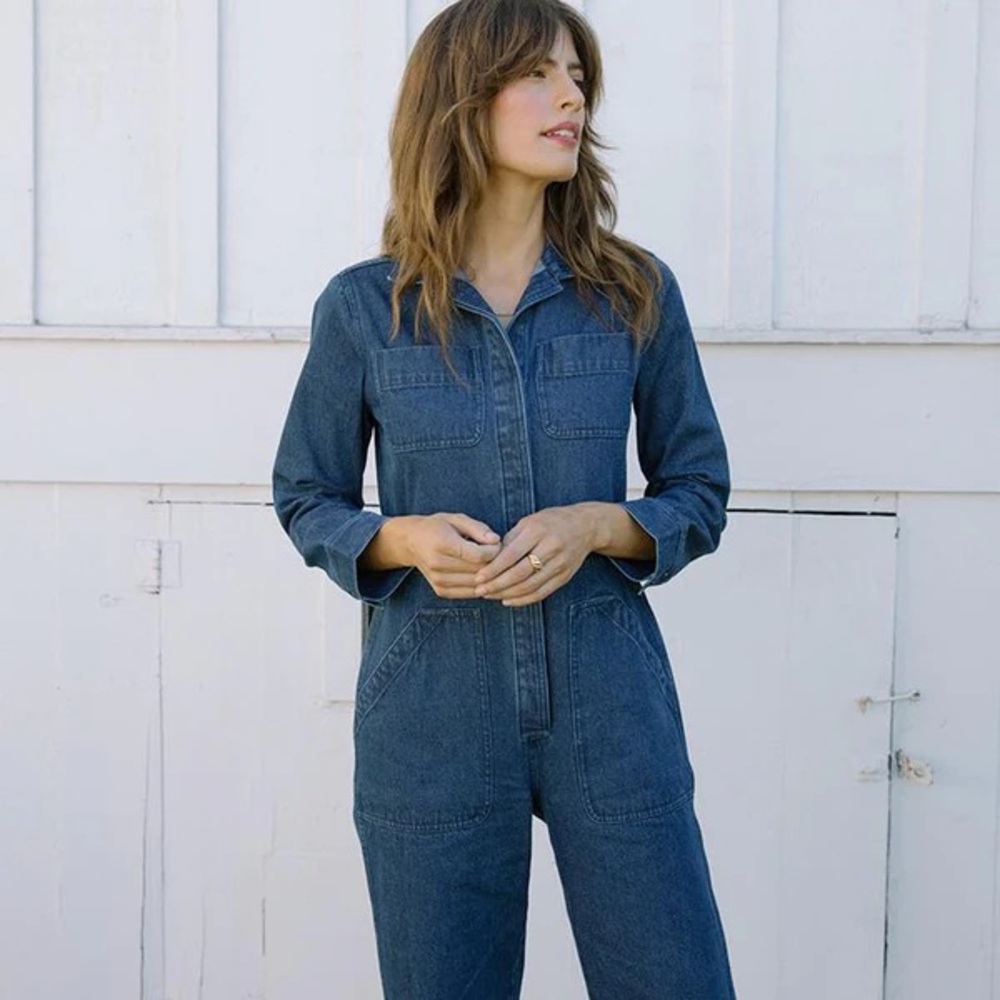 Tradlands Indigo Blue Denim Jumpsuit